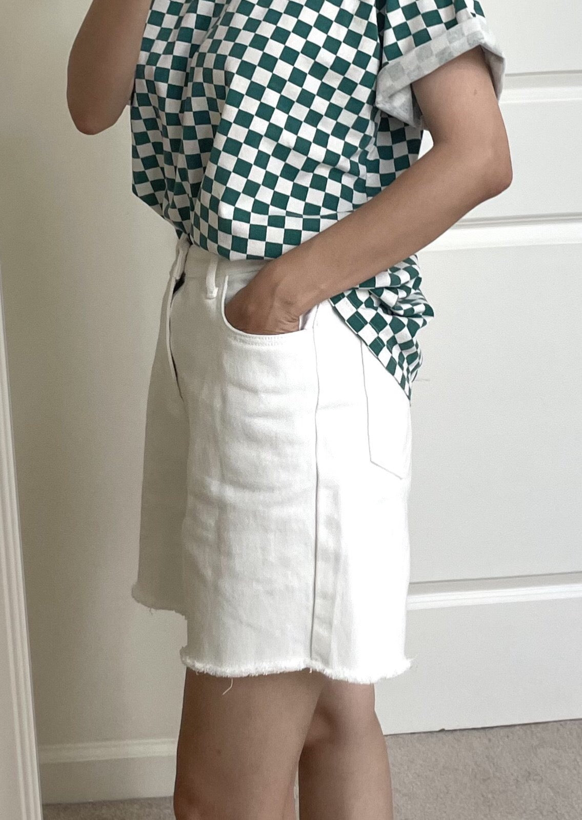 Cut off Twill shorts