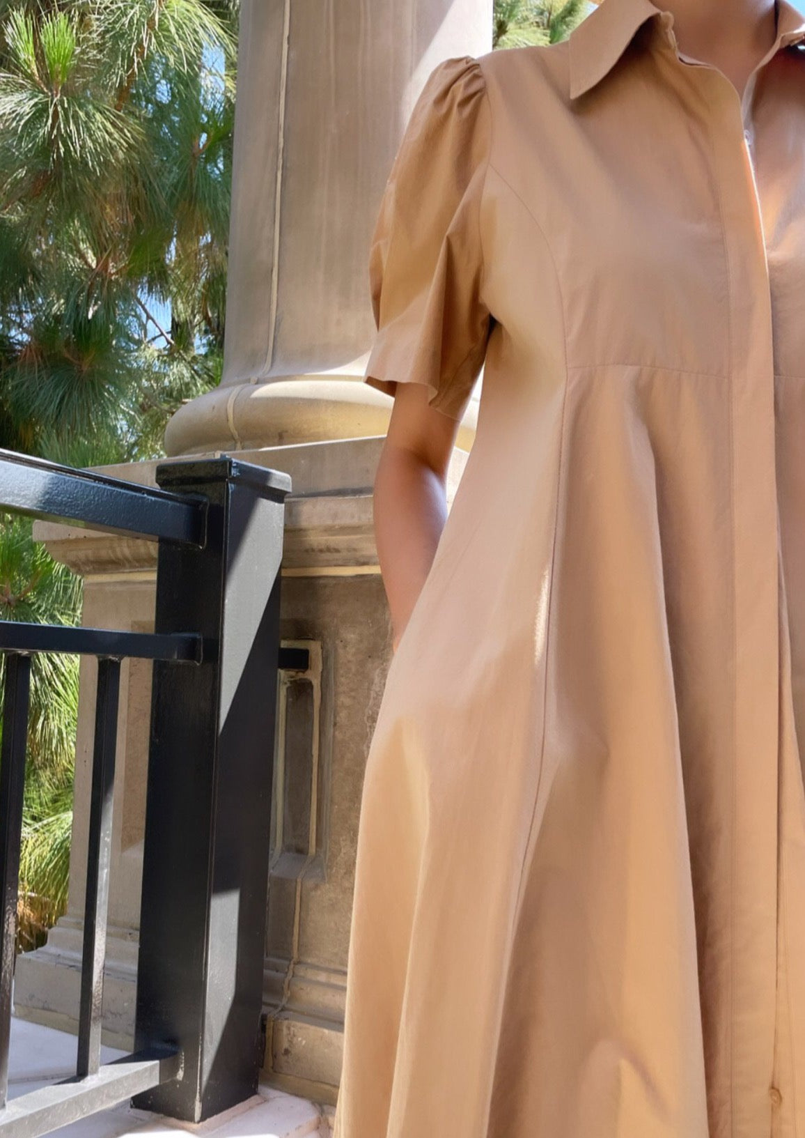 Ally Cotton Shirt Dress