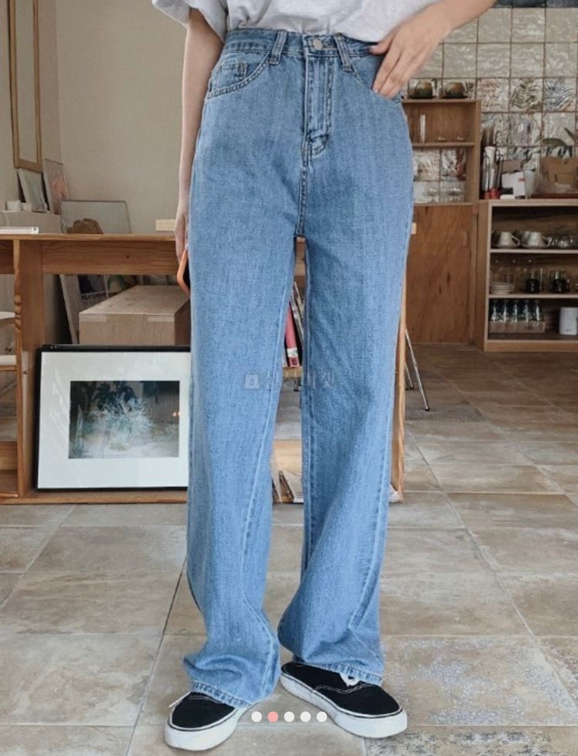 Summer relaxed straight Denim