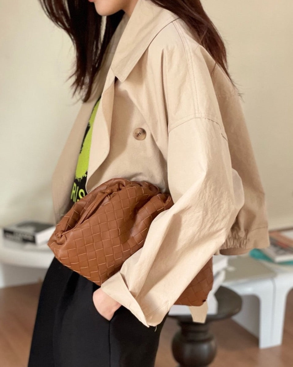 Crop Trench Jacket