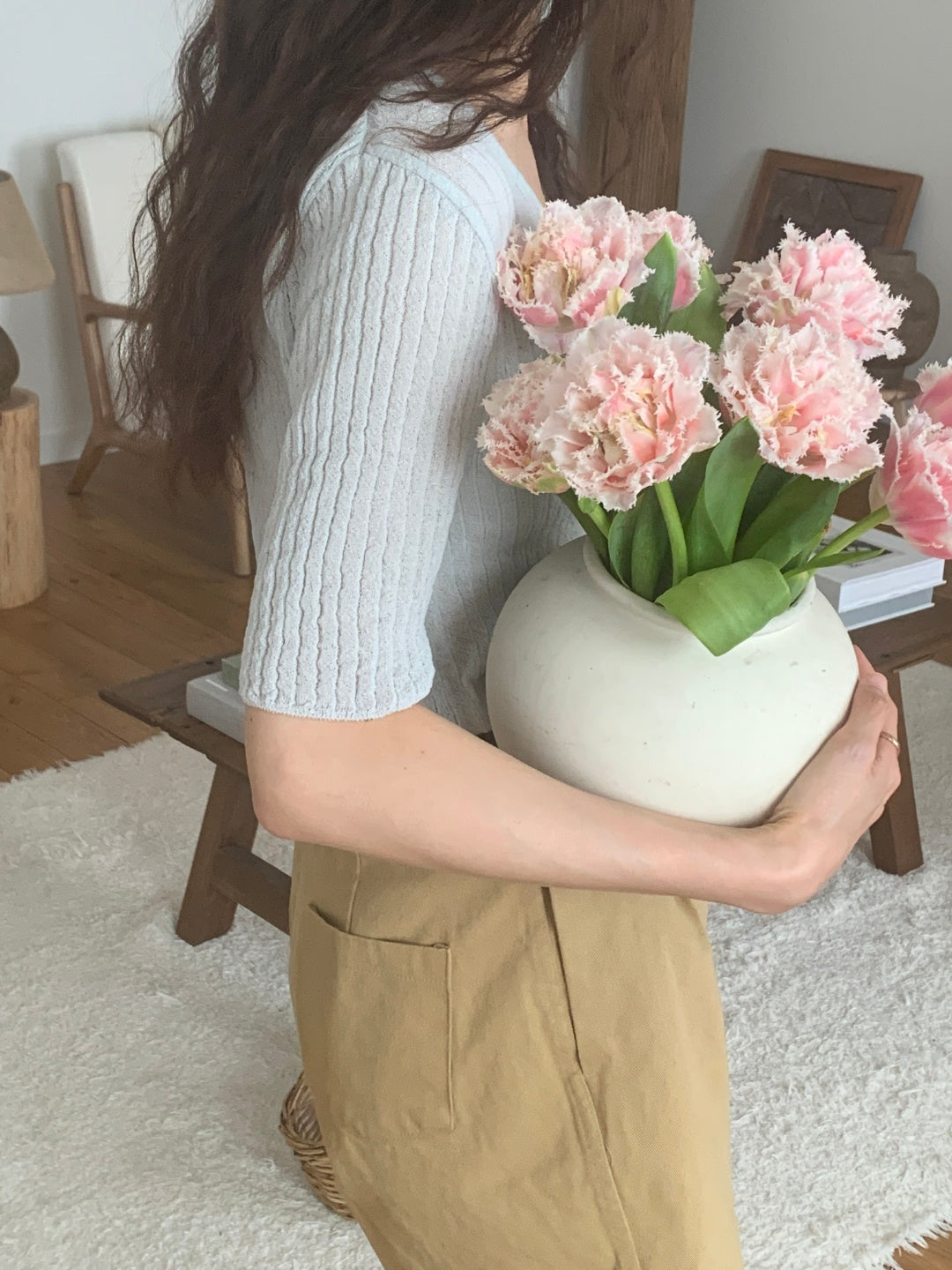 Sheer Ribbed Summer Knit