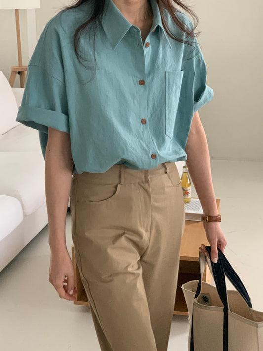 Breeze Linen Button Down Shirt