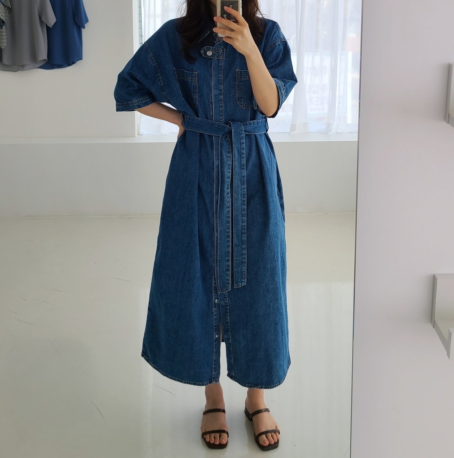 Dawn Denim Dress -Limited