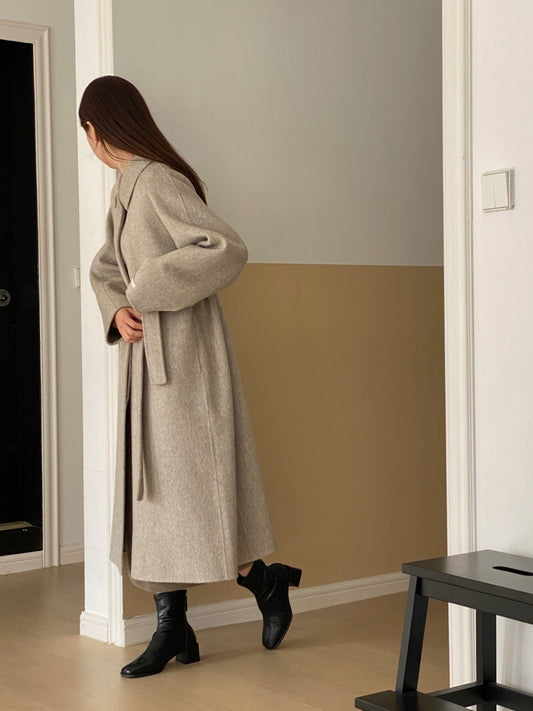 Lorna Alpaca Handmade Single Coat