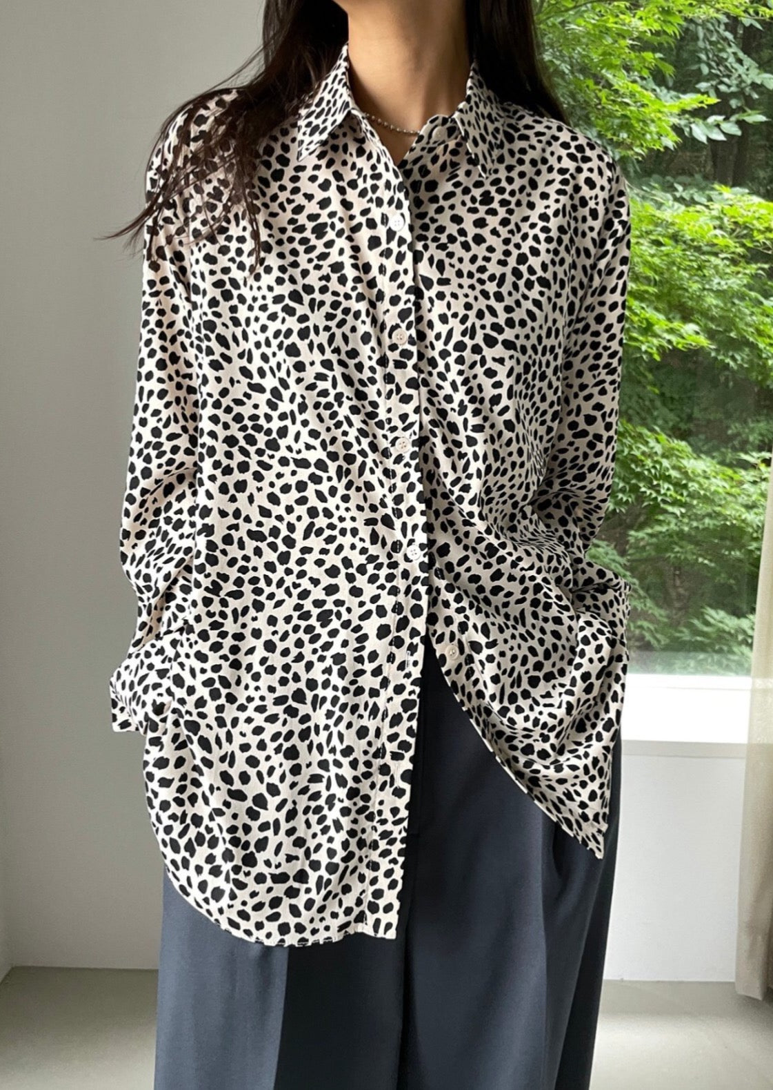 Cheetah Printed Shirt