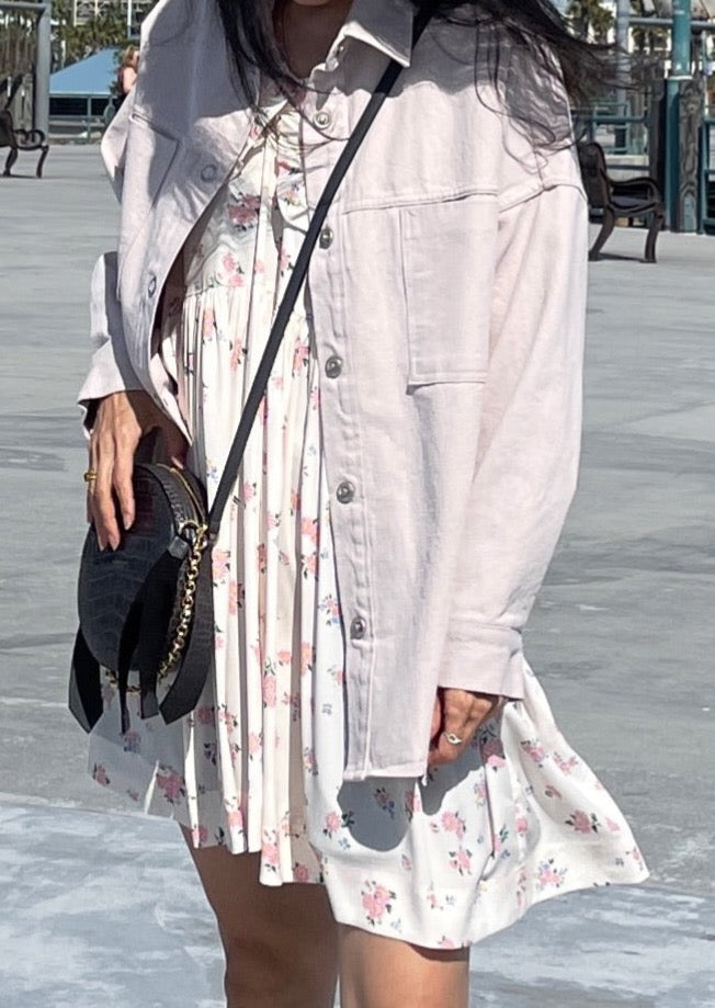 Abi + Ari Black Label Ruffle Collar Baby Doll Dress — Only 2 left in Black