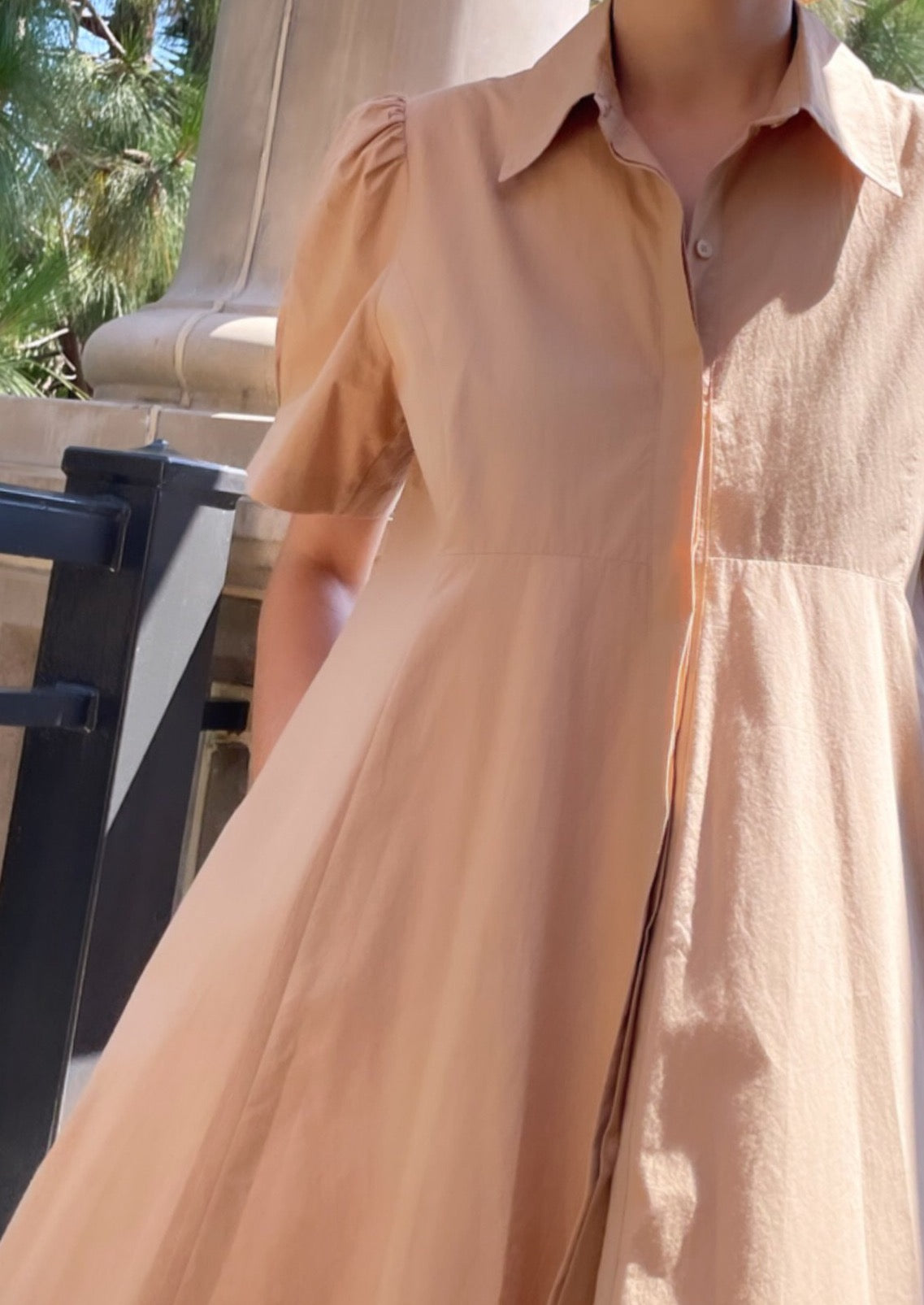 Ally Cotton Shirt Dress