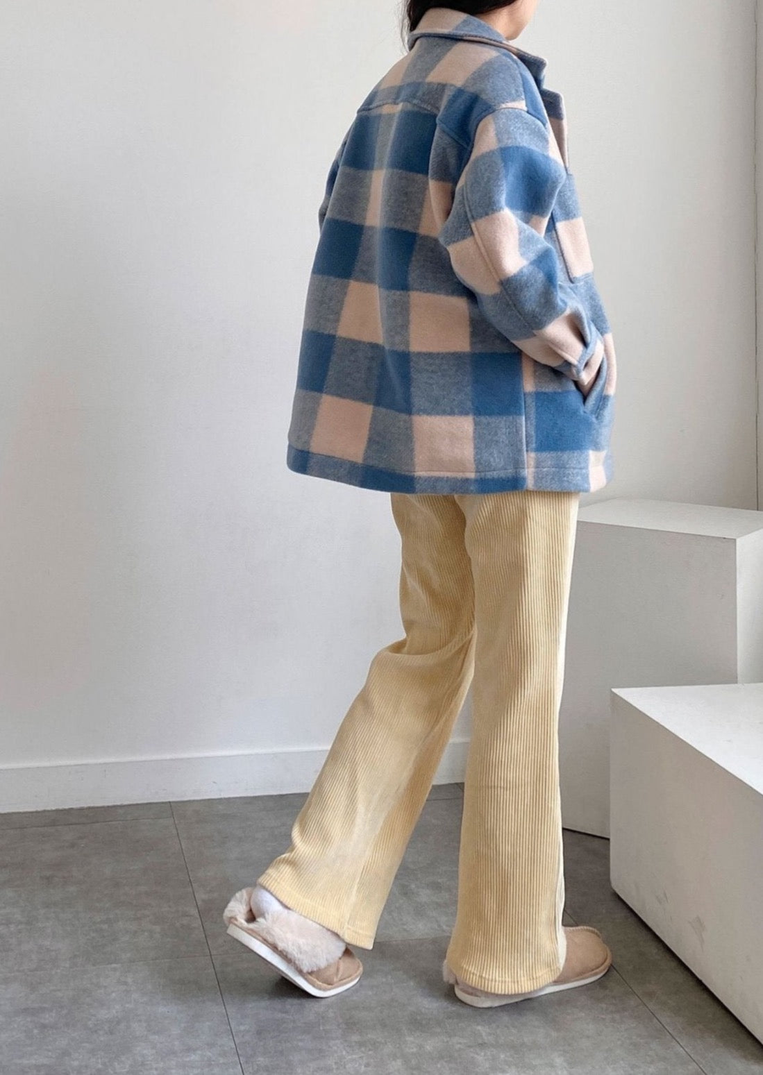 Checkered Wool Jacket - only 1 in stock