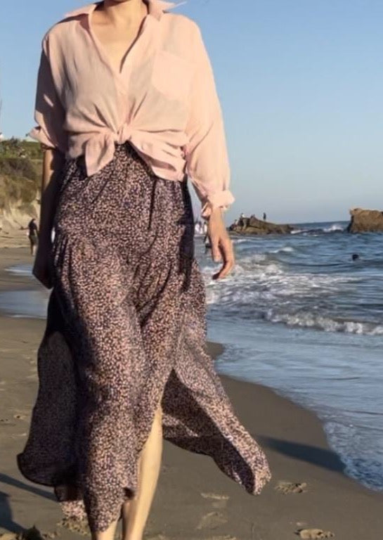 Abinari Silk Maxi Dress - Upcycled Dead Stock Silk