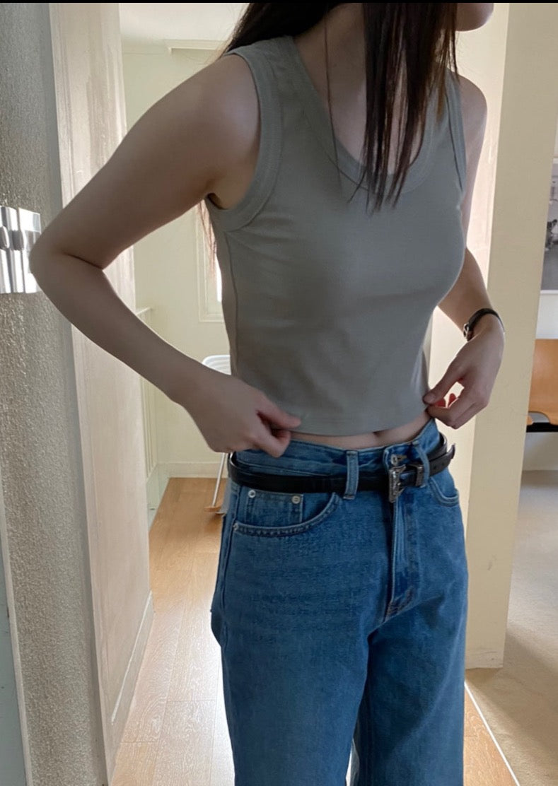 Dover Tank Top - 1 left in Navy