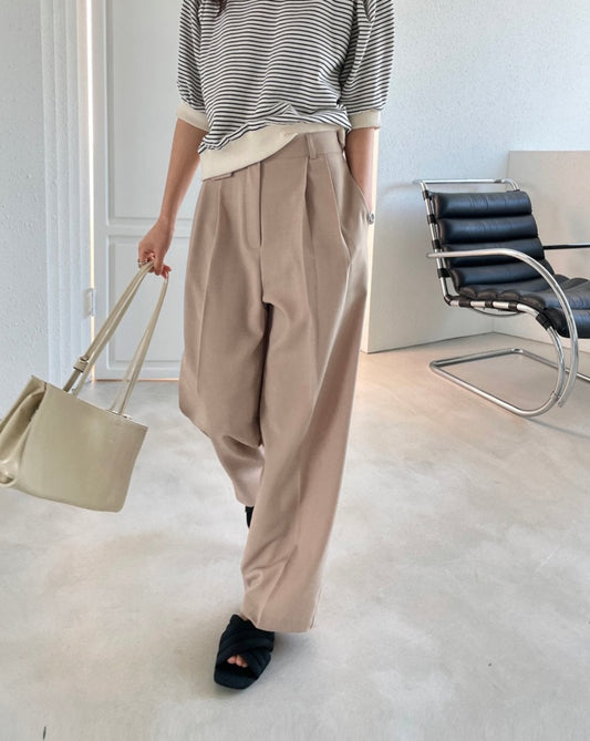 April Pleat Front Trouser