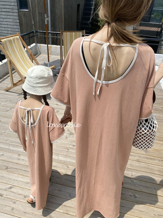 Open Back Jersey Kaftan - Adult