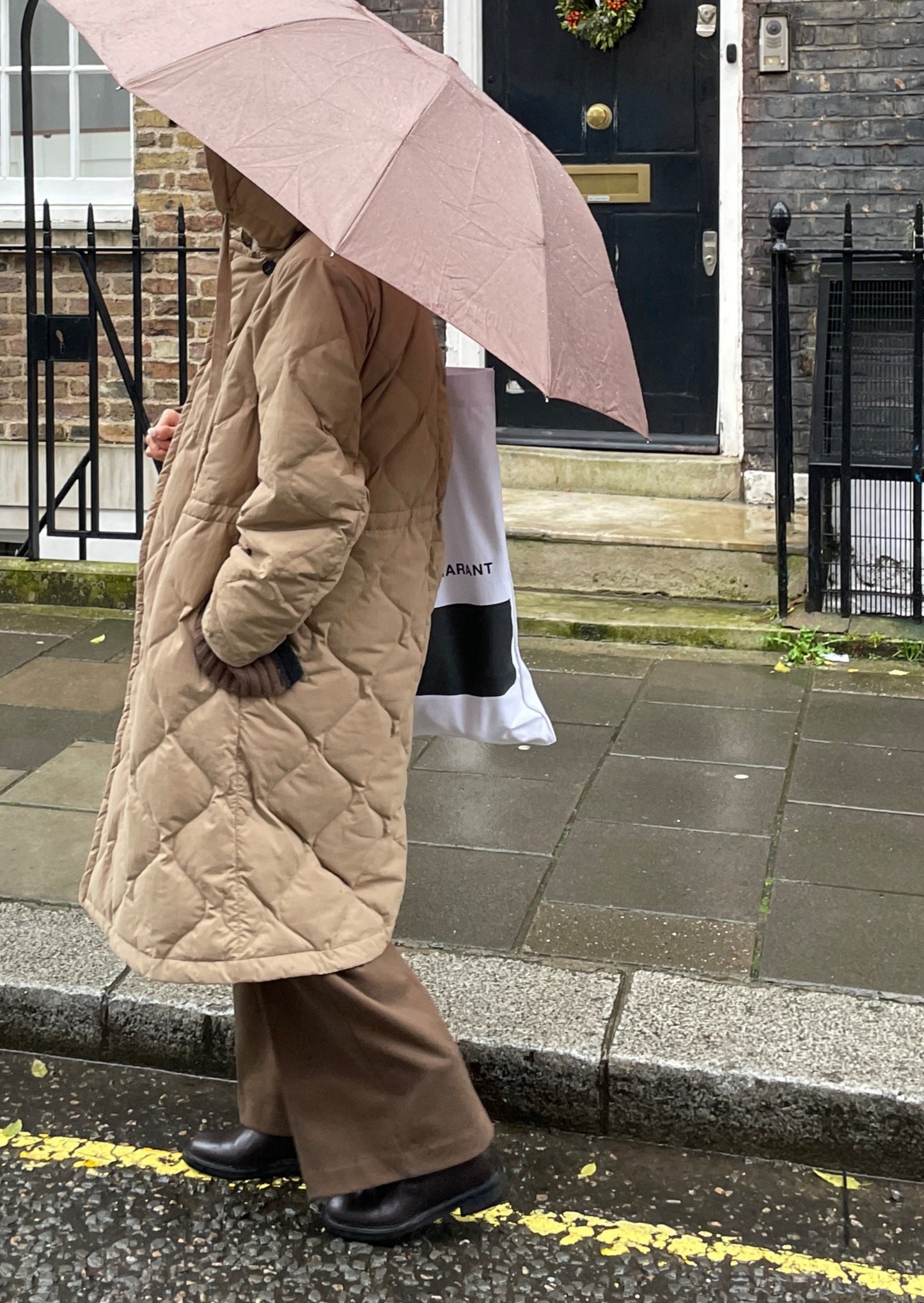 Ari Duck Down Hooded Trench Coat