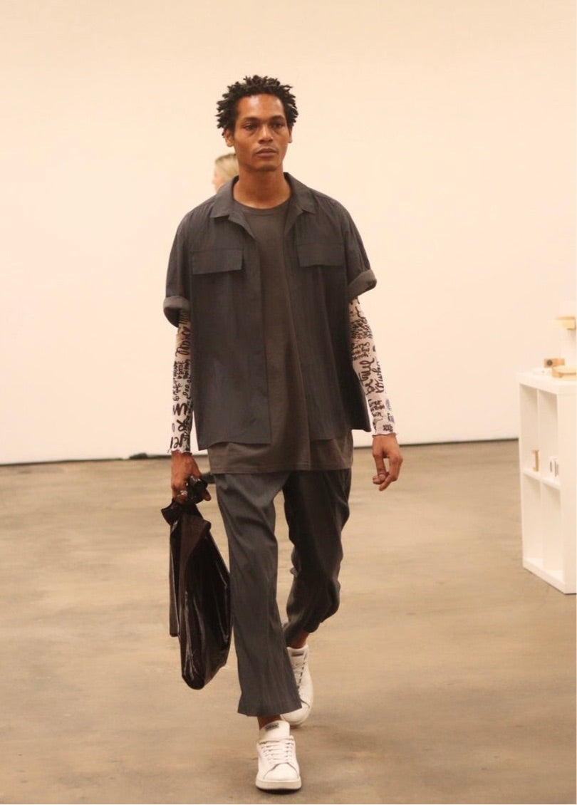 Abi + Ari Collection Loose Nylon Shirt