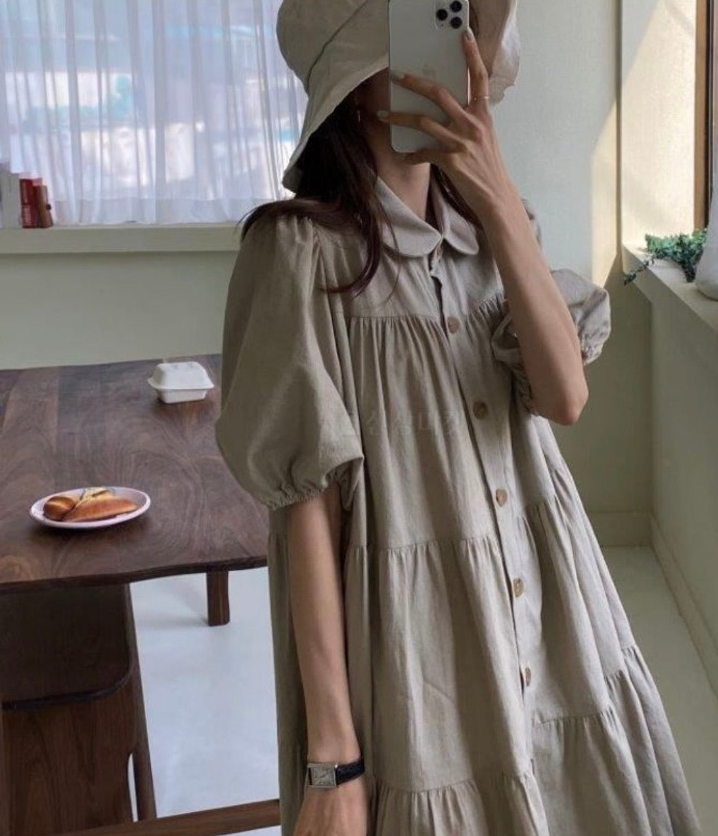 Pearl Mini Shirt dress