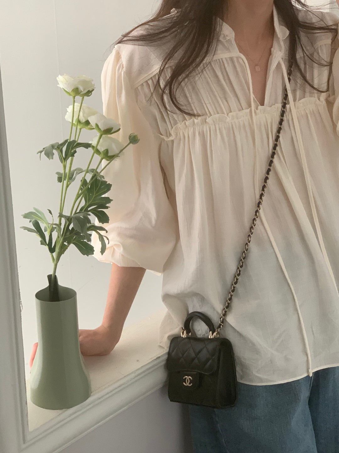 Ruffled Poet Blouse