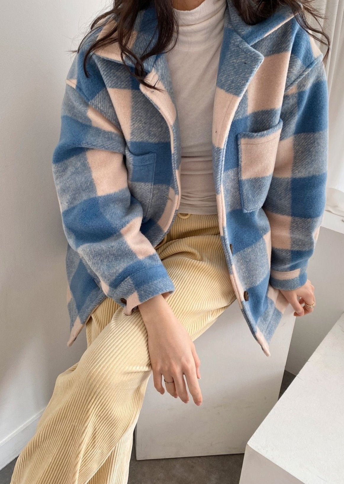 Checkered Wool Jacket - only 1 in stock