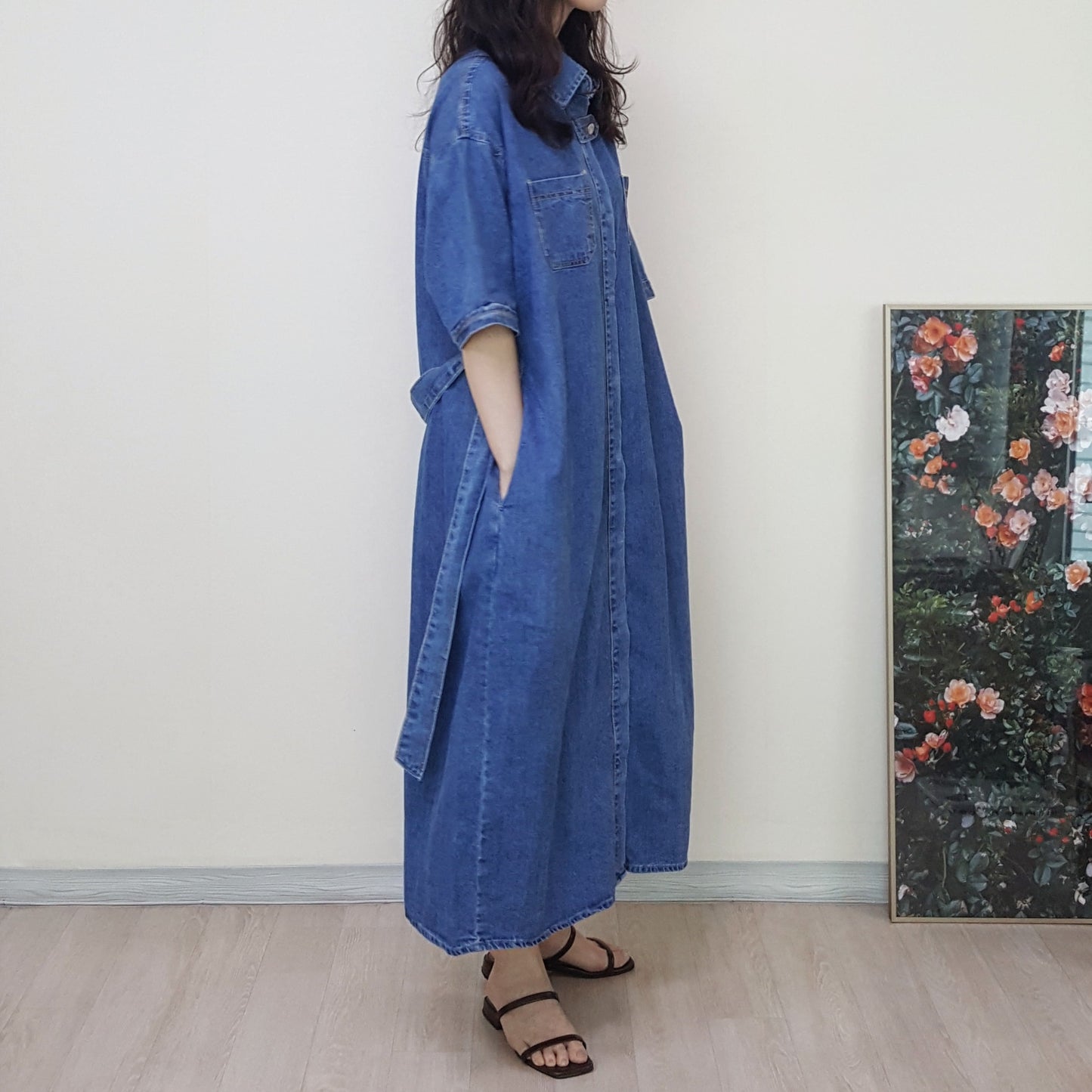 Dawn Denim Dress -Limited