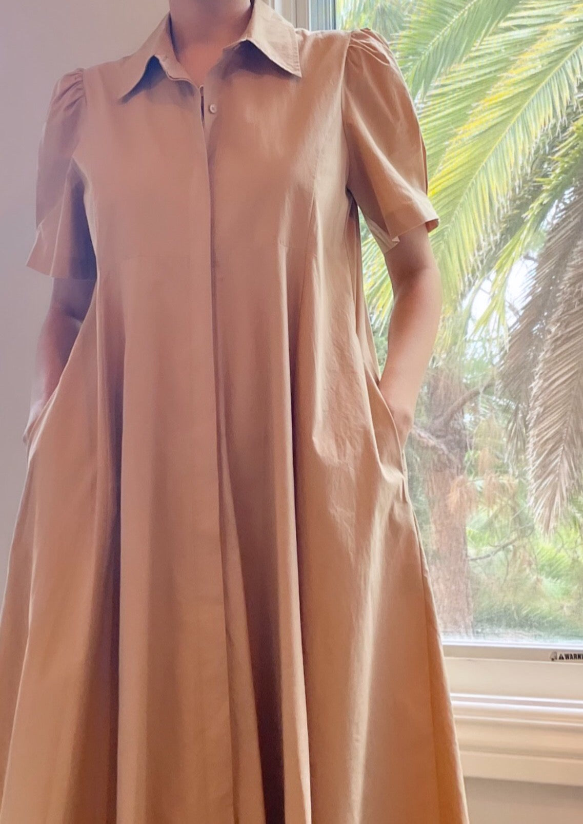 Ally Cotton Shirt Dress