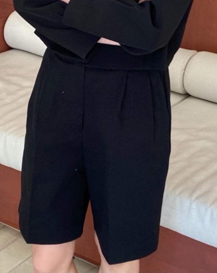 Cotton Twill Shorts - A line