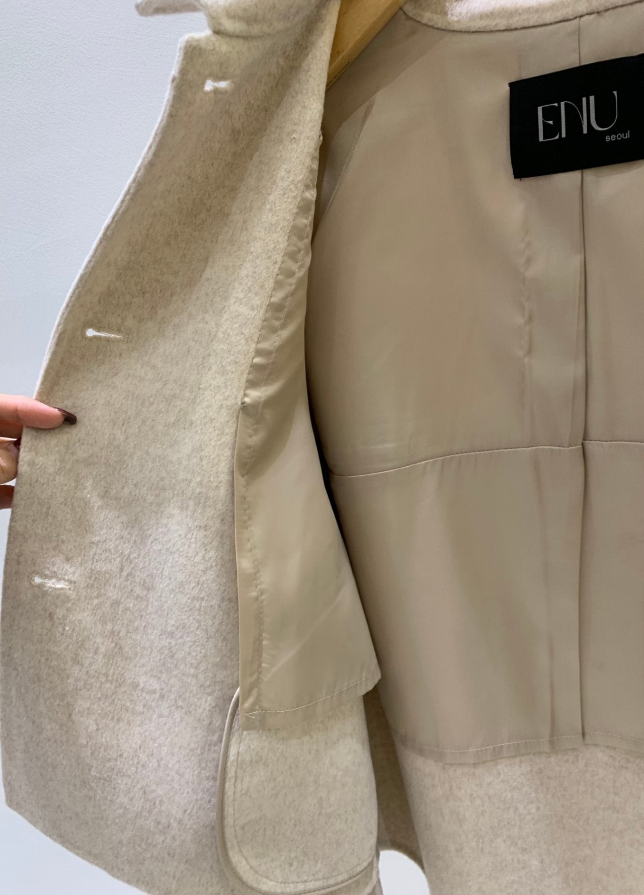 WYW Wool Handmade Crop Jacket