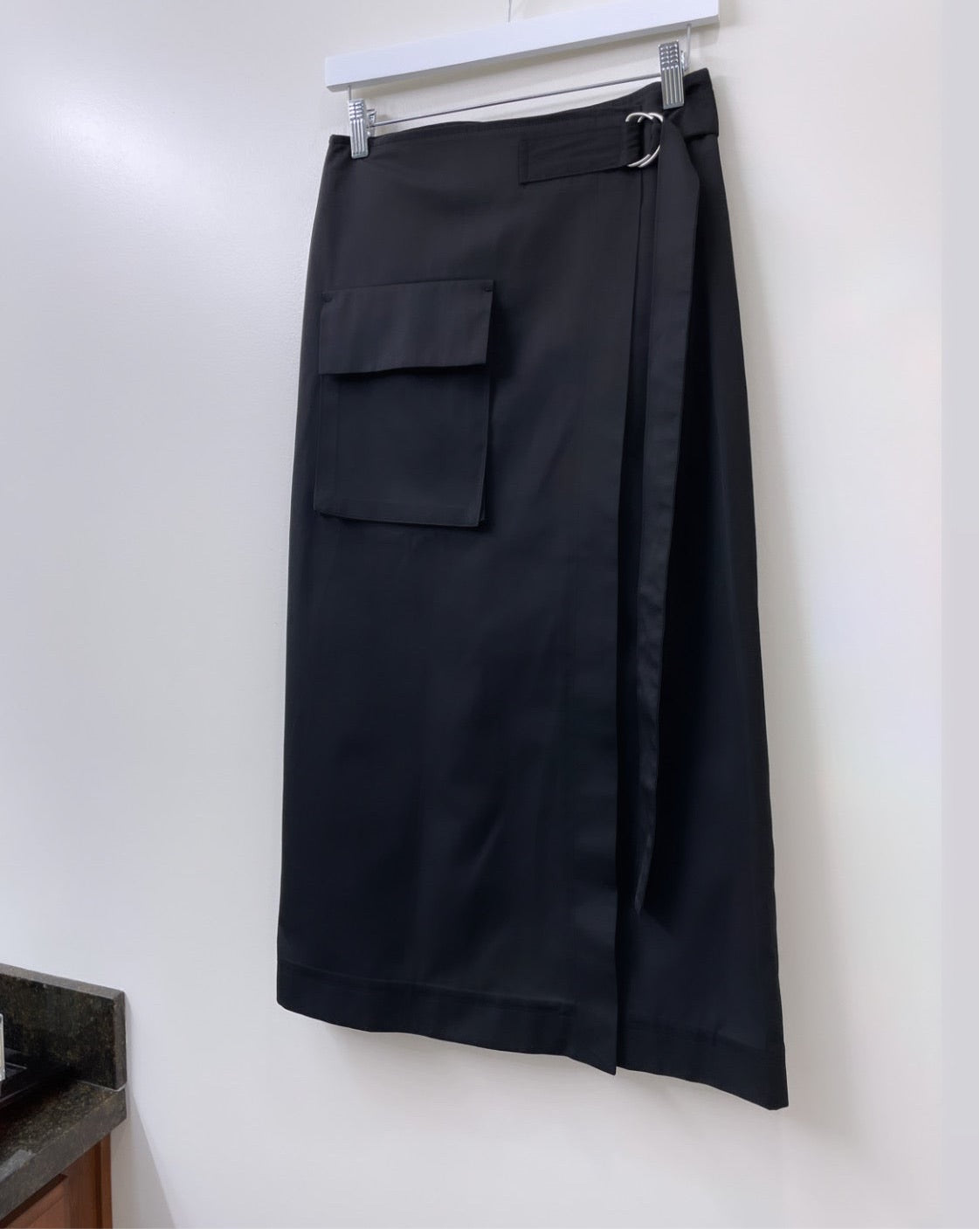 Abi + Ari Black Label Cargo Wrap Skirt