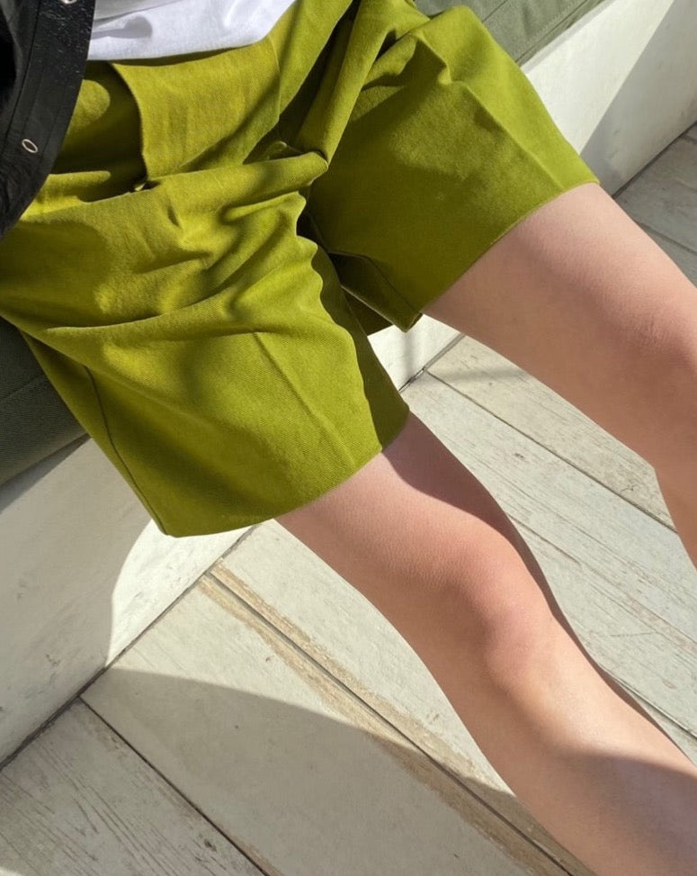 Cotton Twill Shorts - A line