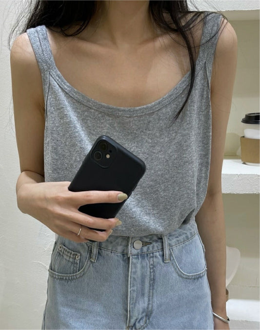 Linen Double Strap Camisole