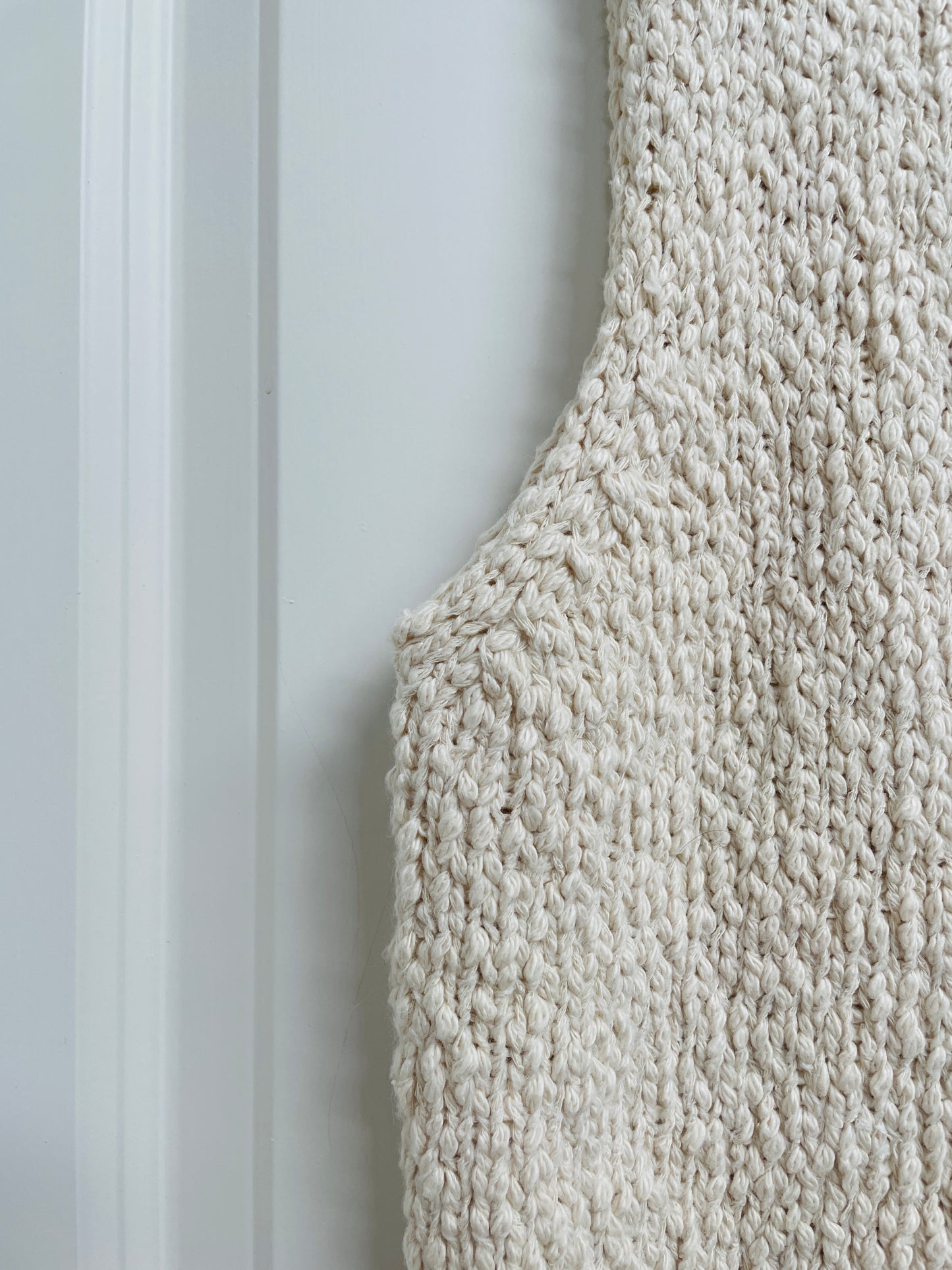 Abi + Ari Black Label Cotton Slub Yarn Vest