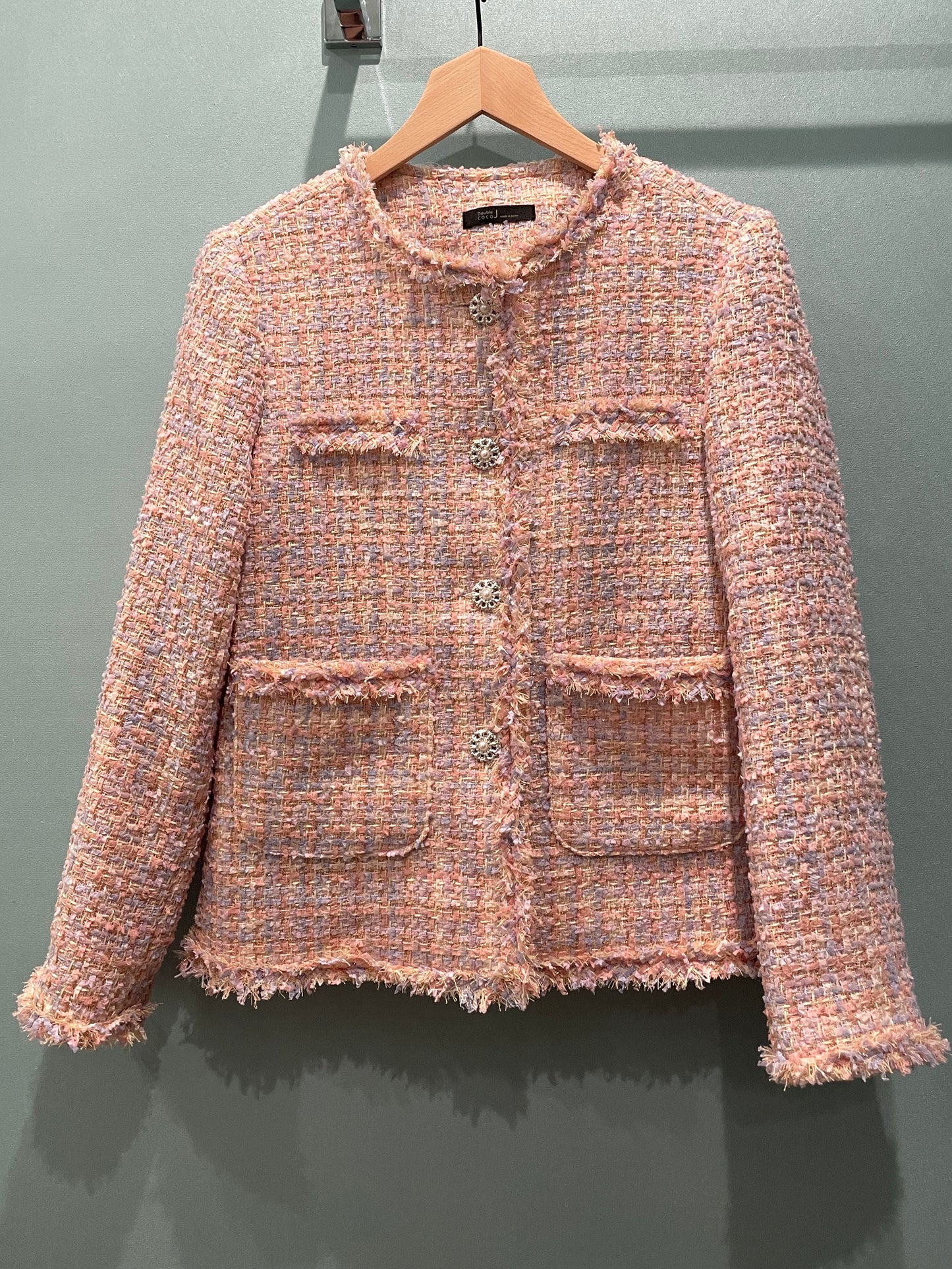 Cherry Blossom Tweed Jacket