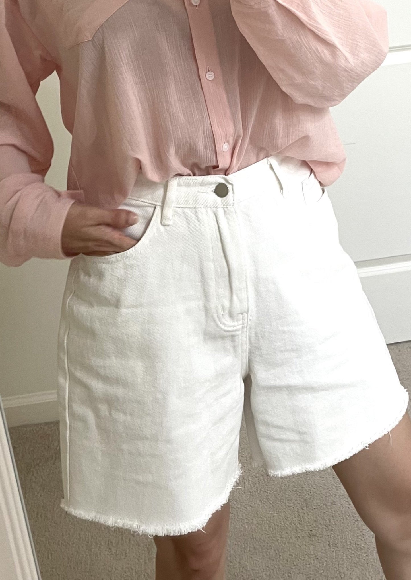 Cut off Twill shorts