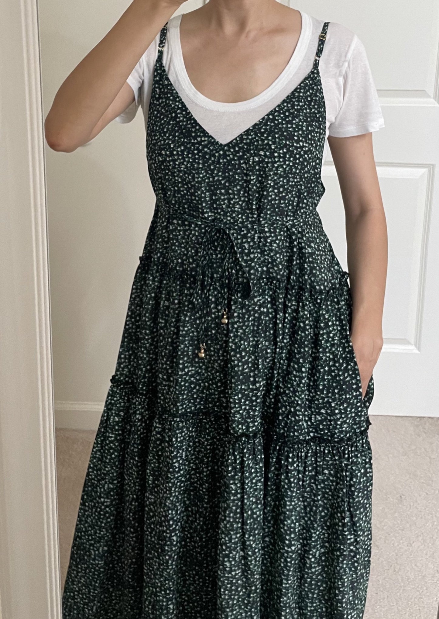 Abinari Silk Maxi Dress - Upcycled Dead Stock Silk