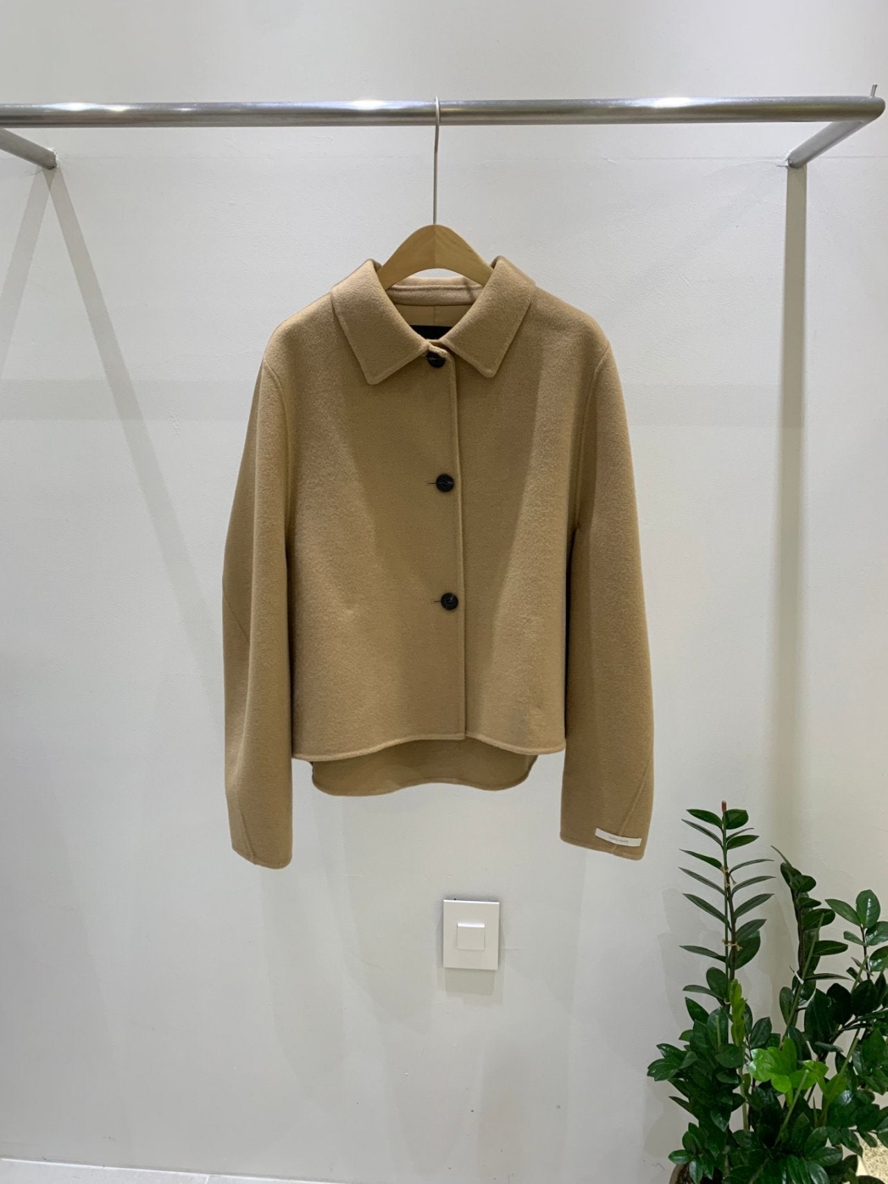 WYW Wool Handmade Crop Jacket