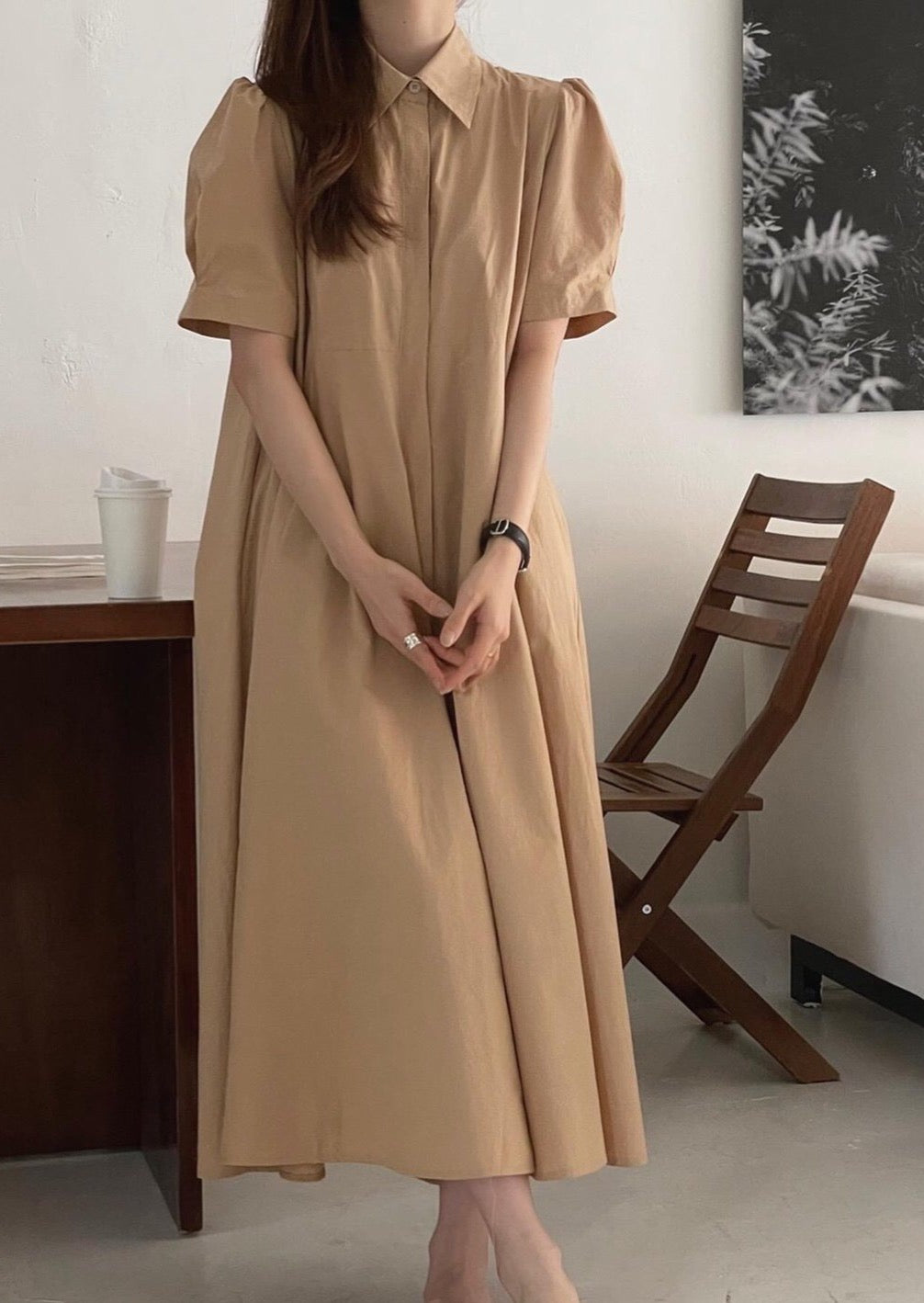 Ally Cotton Shirt Dress