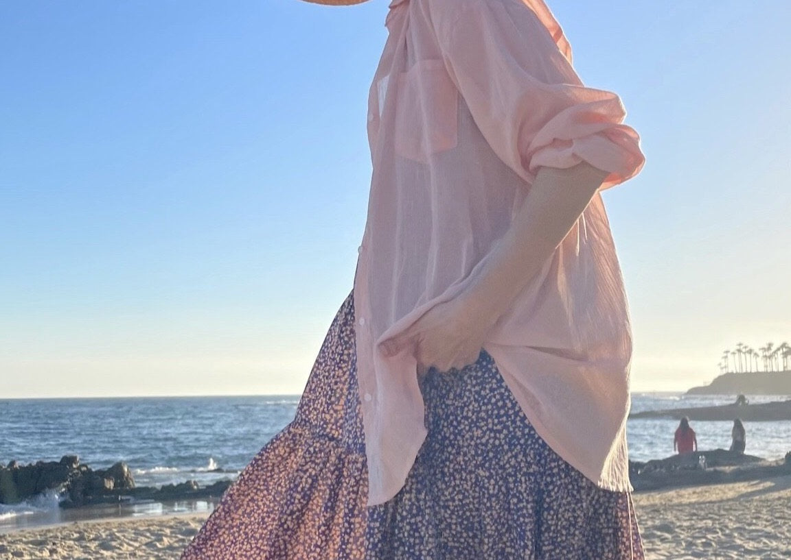 Sheer Crinkle cotton Shirt