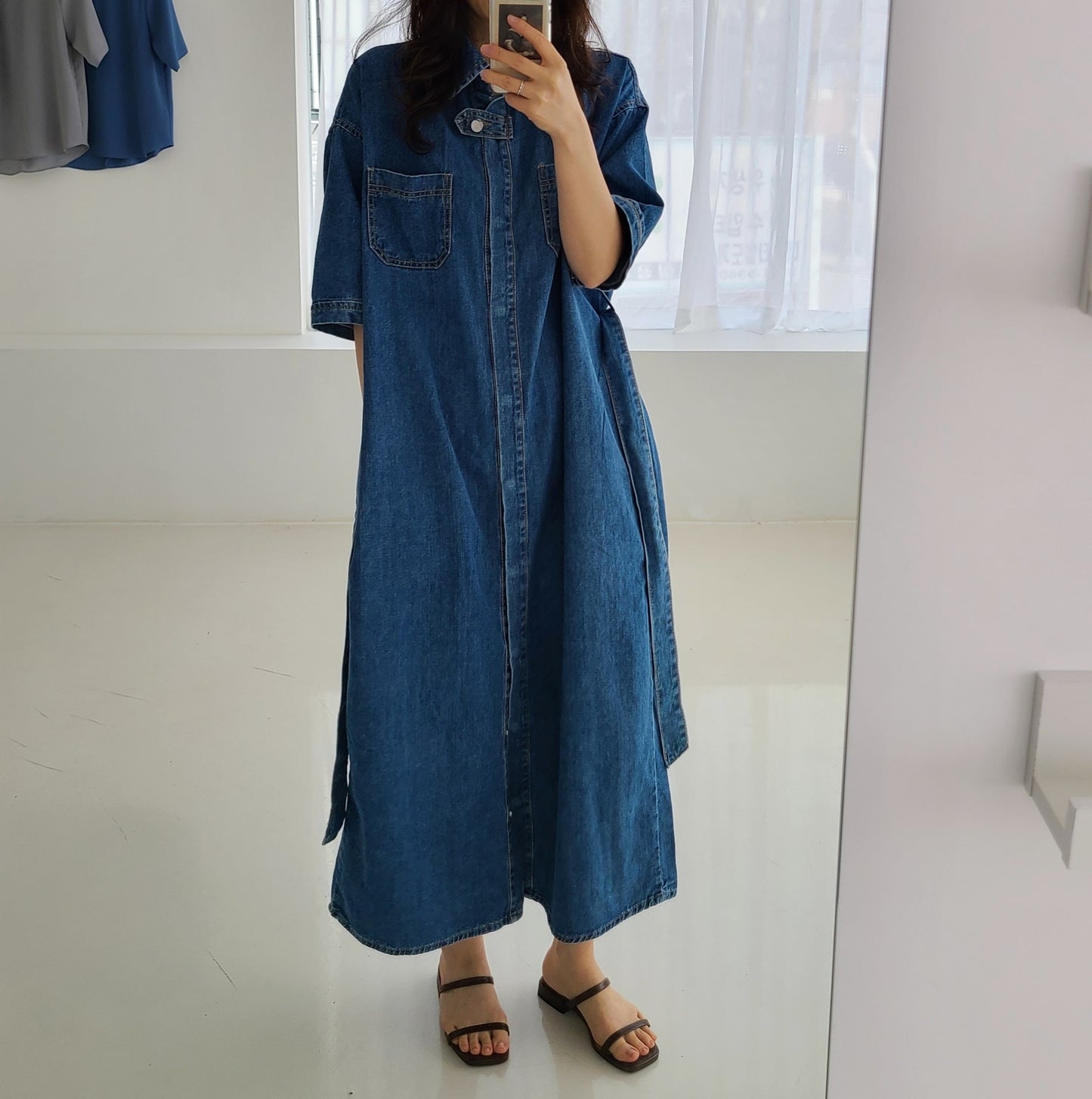 Dawn Denim Dress -Limited