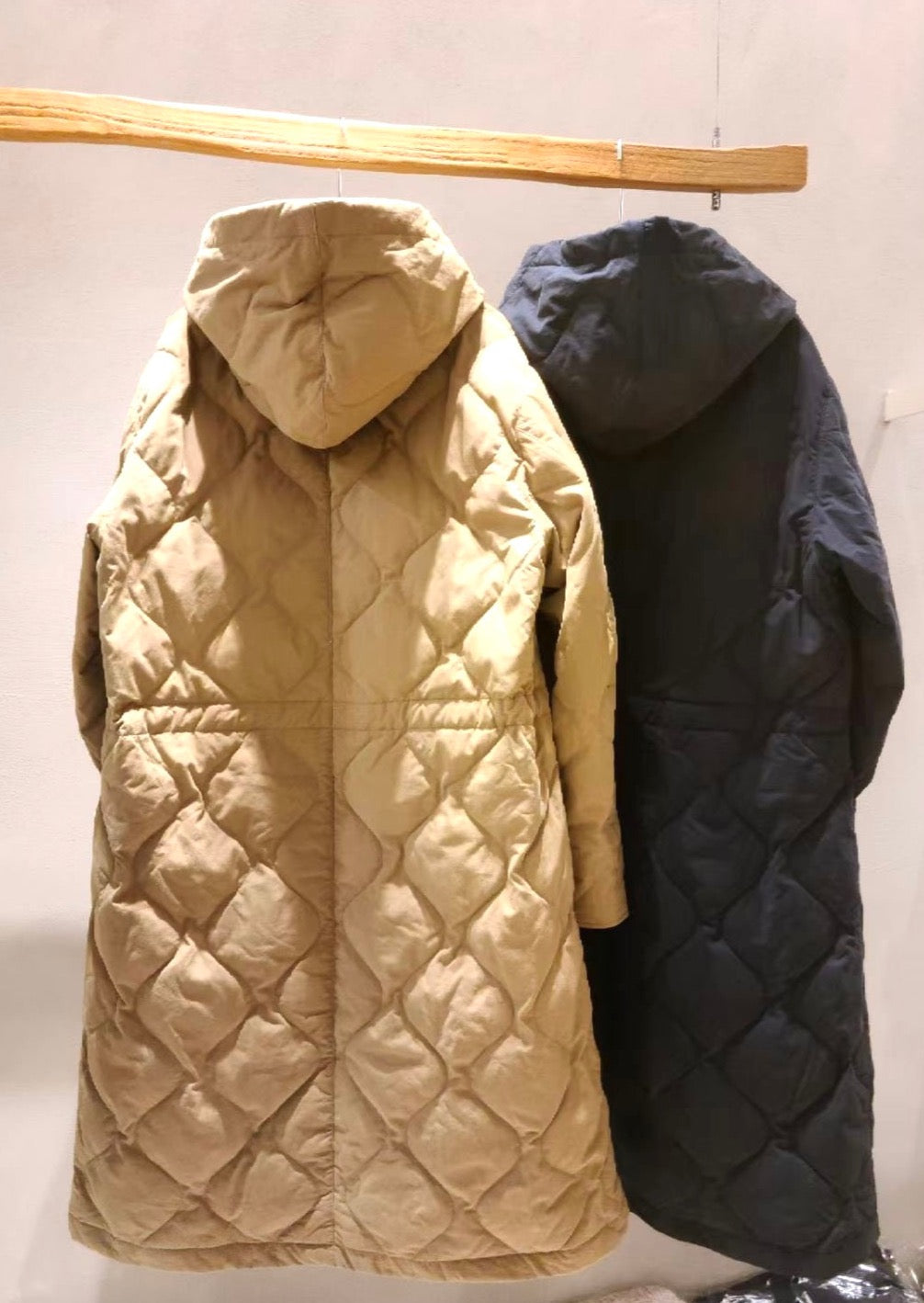 Ari Duck Down Hooded Trench Coat