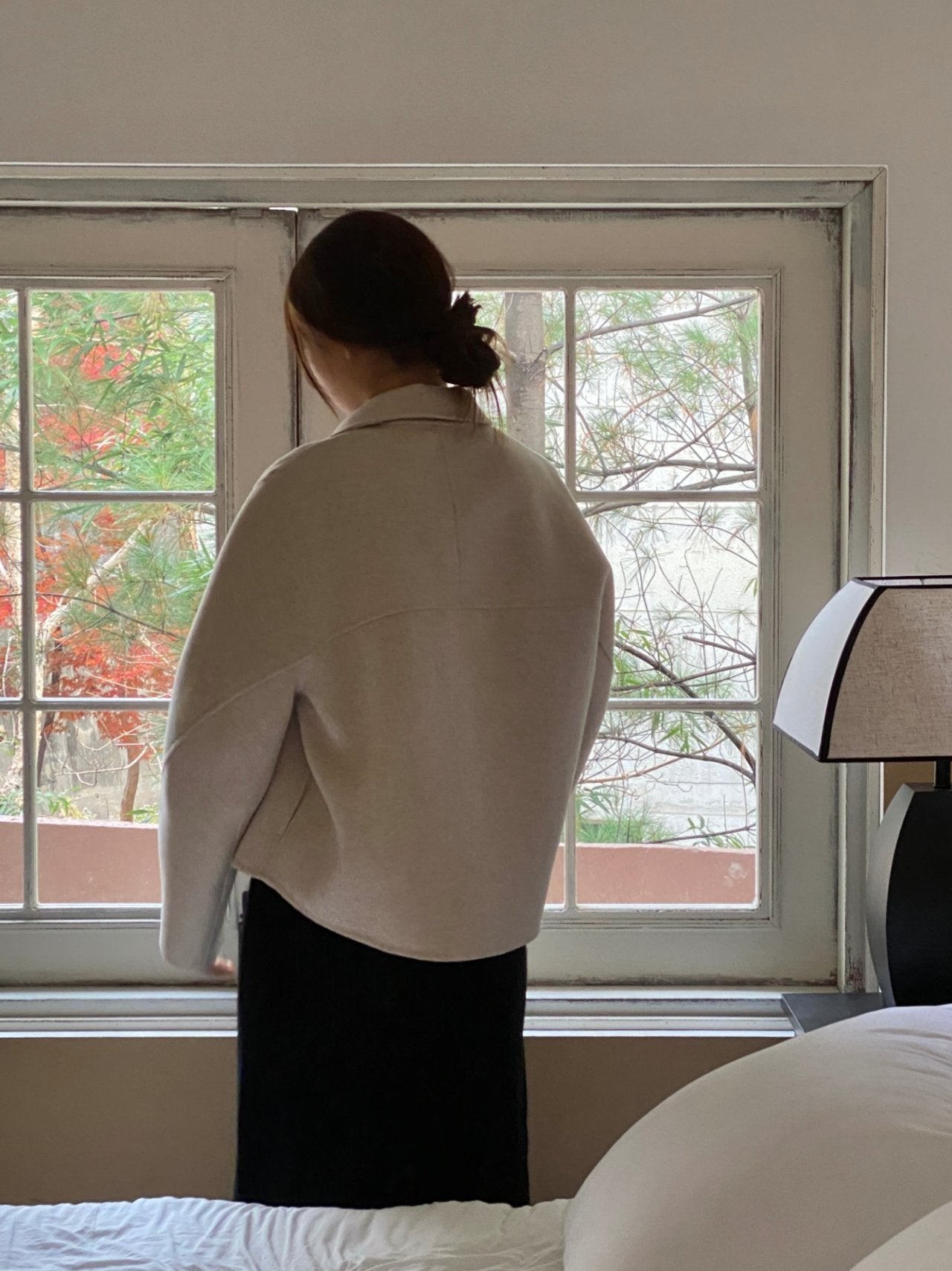 WYW Wool Handmade Crop Jacket