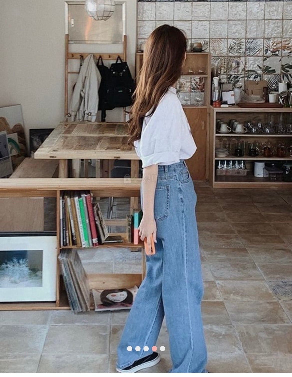 Summer relaxed straight Denim