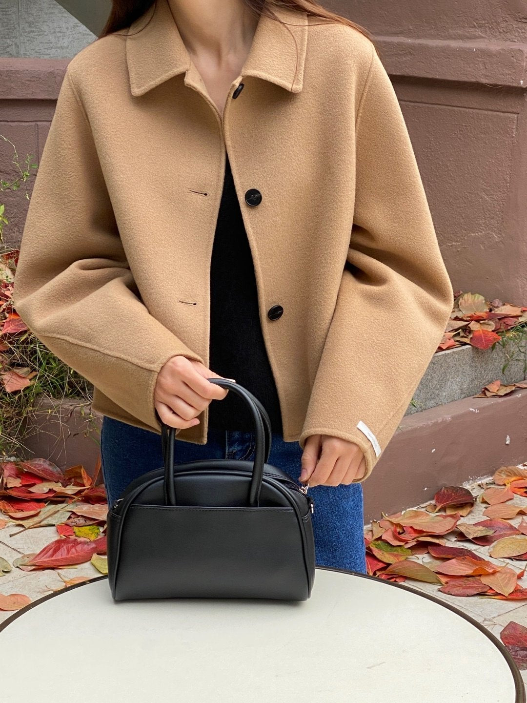 WYW Wool Handmade Crop Jacket