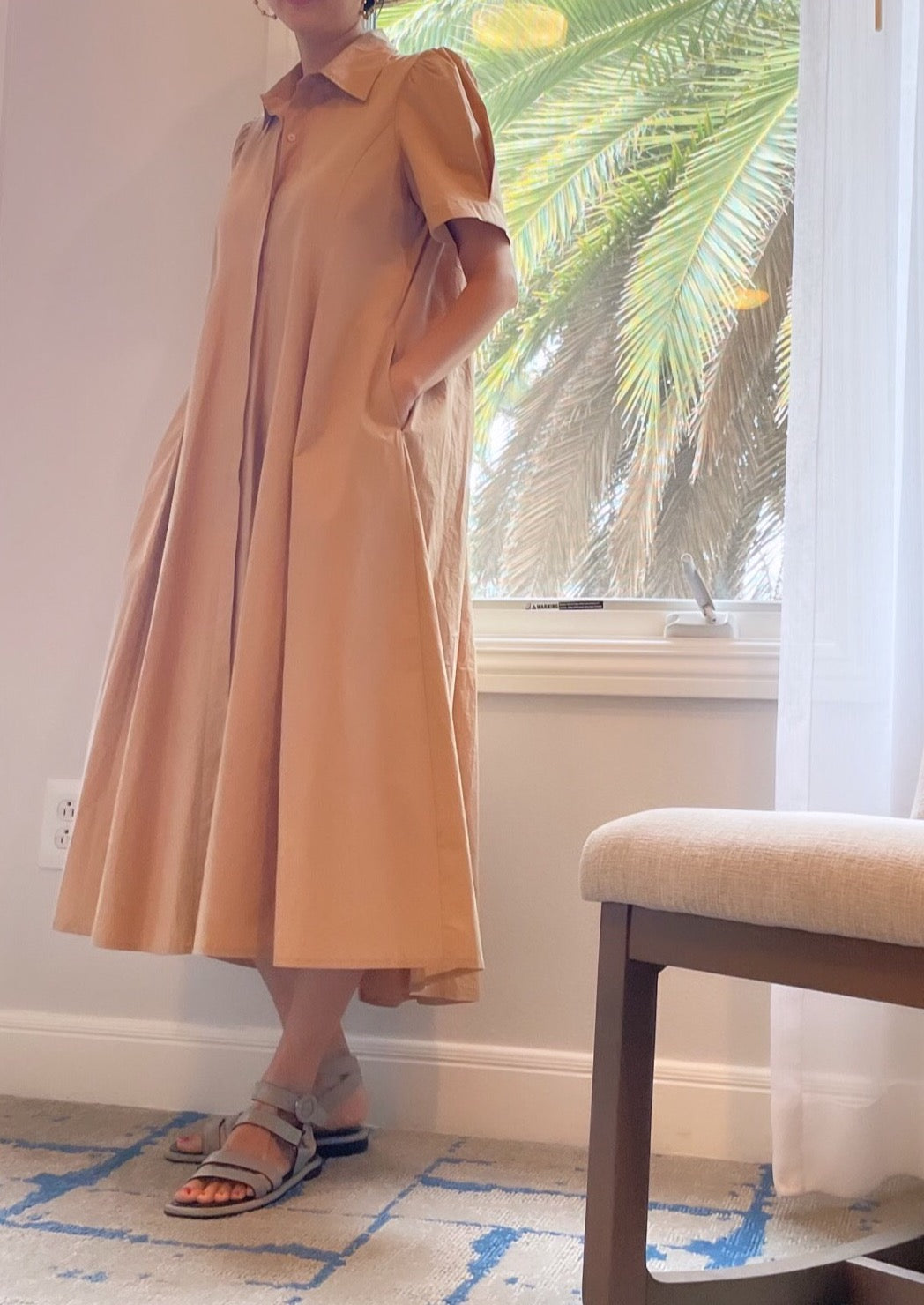 Ally Cotton Shirt Dress