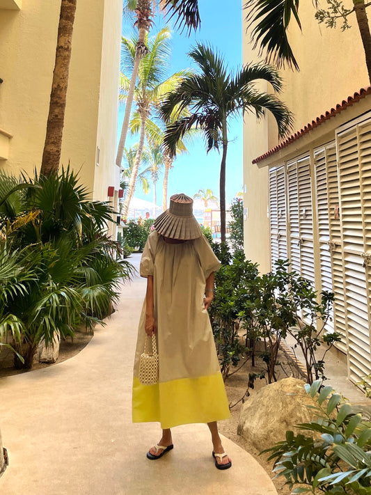Piña Colada Cotton Maxi
