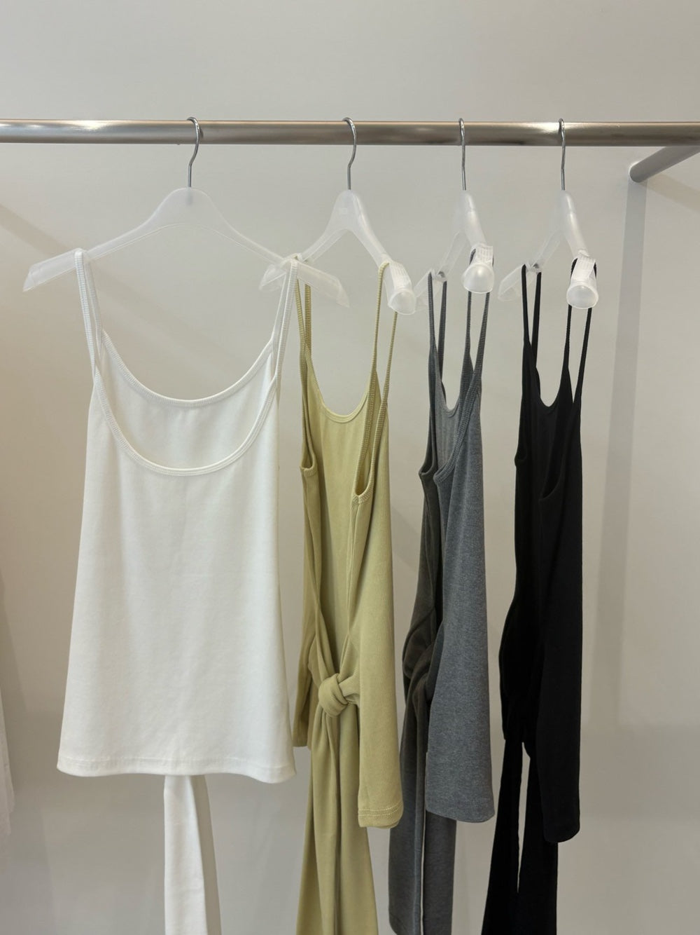 <Essential><Pre-order>Cotton Tie Camisole