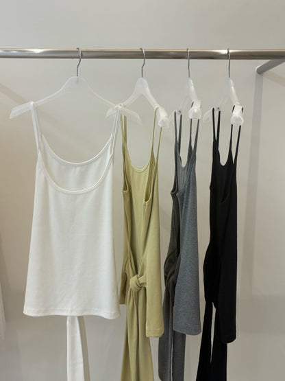<Essential><Pre-order>Cotton Tie Camisole