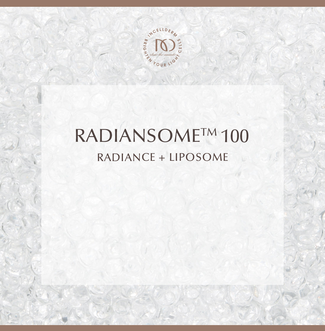 INCELLDERM RADIANSOME™100 MICROFLUIDIZER ESSENTIAL TONER