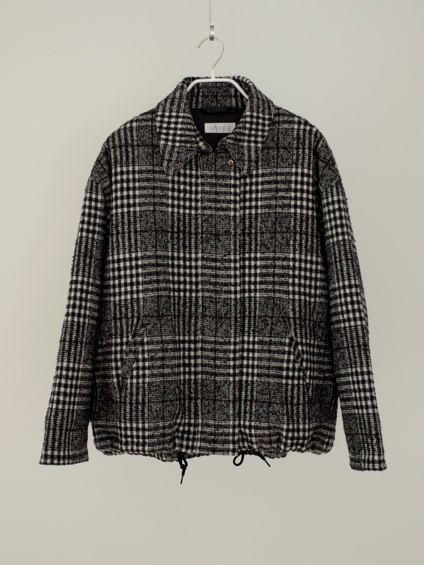 Wool Plaid Short coat