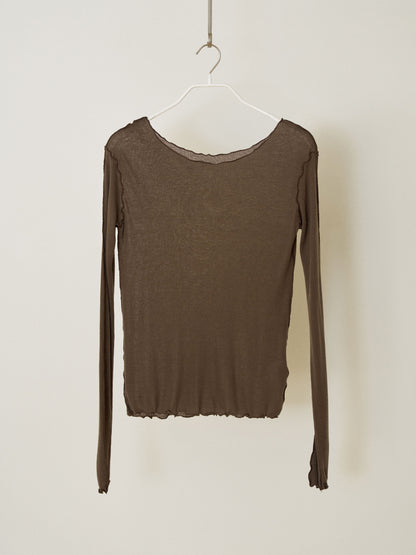 <Essential> Wave Edge Long Sleeve T - Best seller