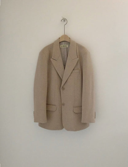 Noah Oversized Wool Blazer Coat - 1 Left in Black