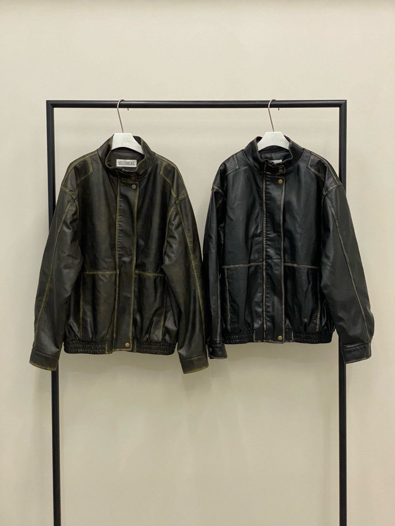 Vintage Vegan Leather Jacket