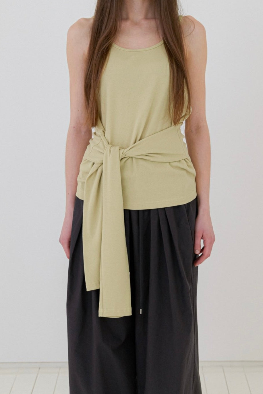 <Essential><Pre-order>Cotton Tie Camisole